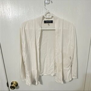 Kasper Ivory Open Front Blazer